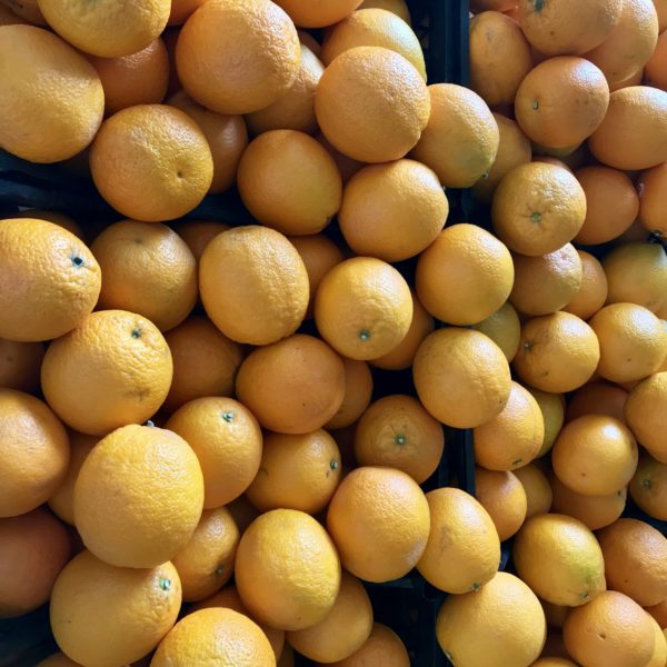 Oranges that look like lemons.